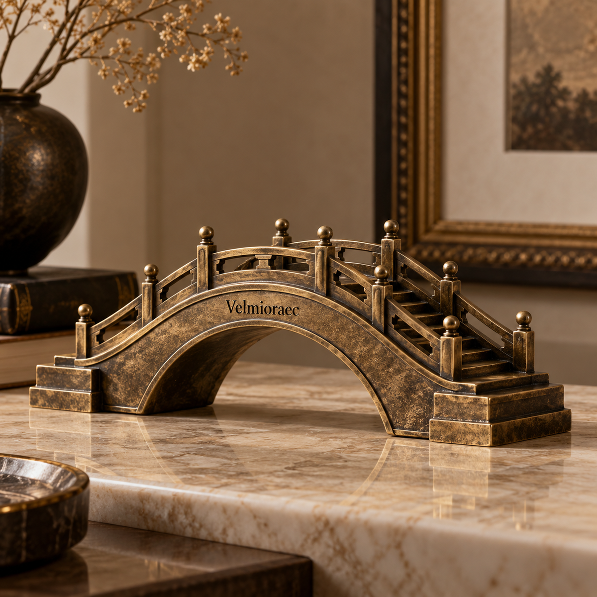 Velmioraec™ Moonpass Bridge Sculpture