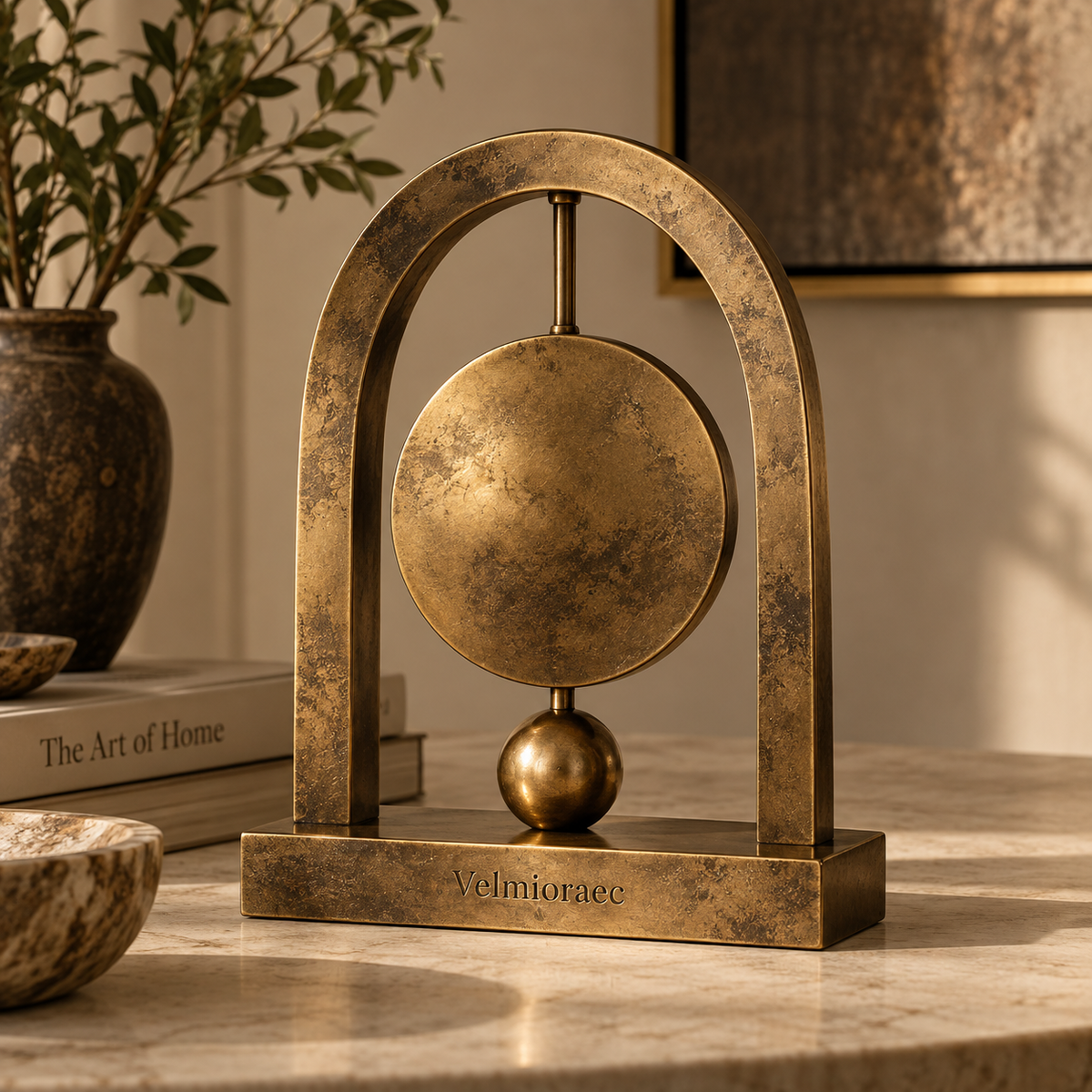 Velmioraec™ Stillpoint Disc Sculpture