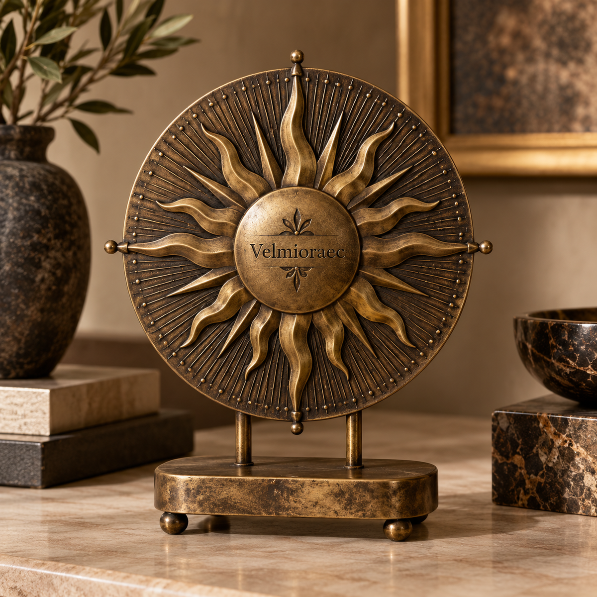 Velmioraec™ Solcrest Sun Sculpture