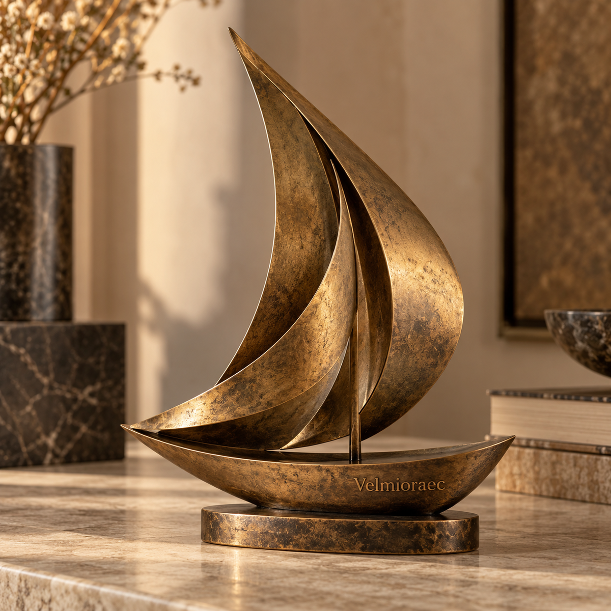 Velmioraec™ Fairwind Sailboat Sculpture