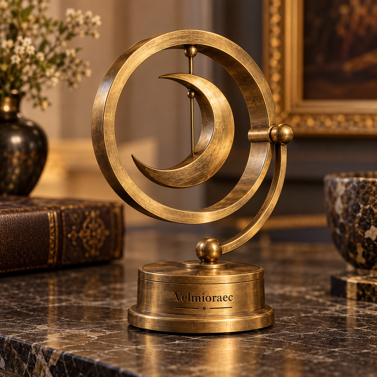 Velmioraec™ Lunar Halo Sculpture