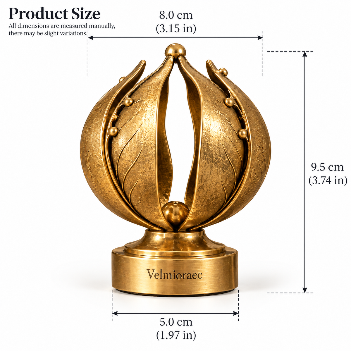 Velmioraec™ Unfurl Bud Sculpture
