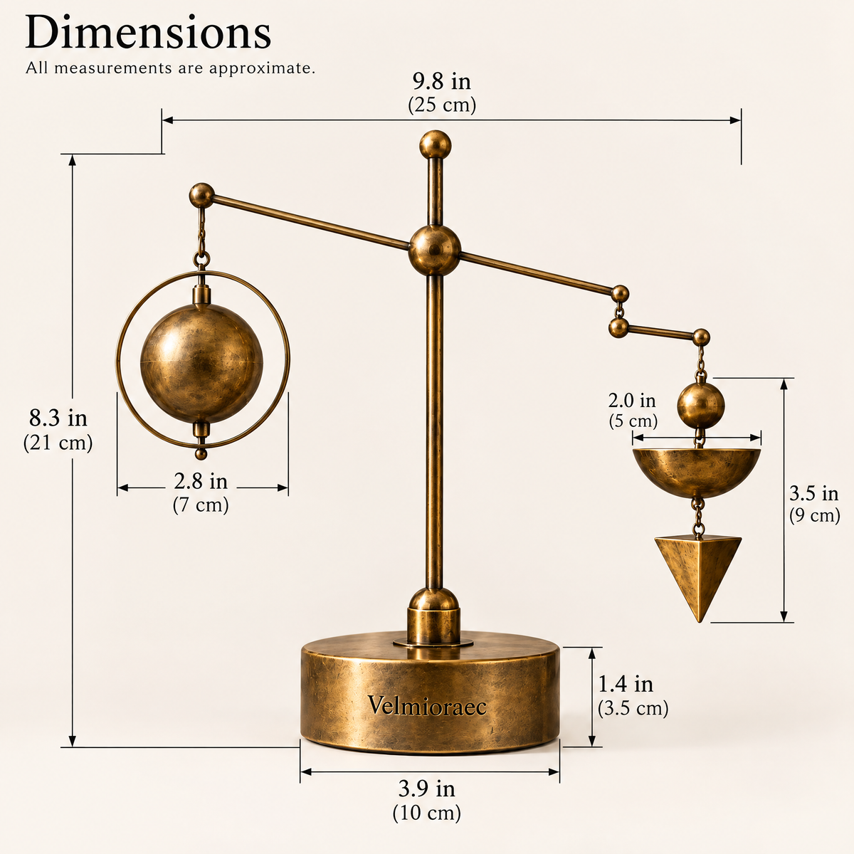 Velmioraec™ Poise Balance Sculpture