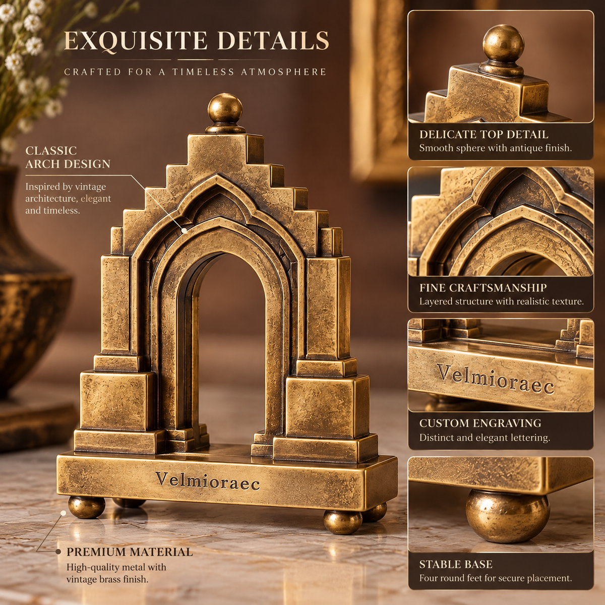 Velmioraec™ Ascend Arch Sculpture