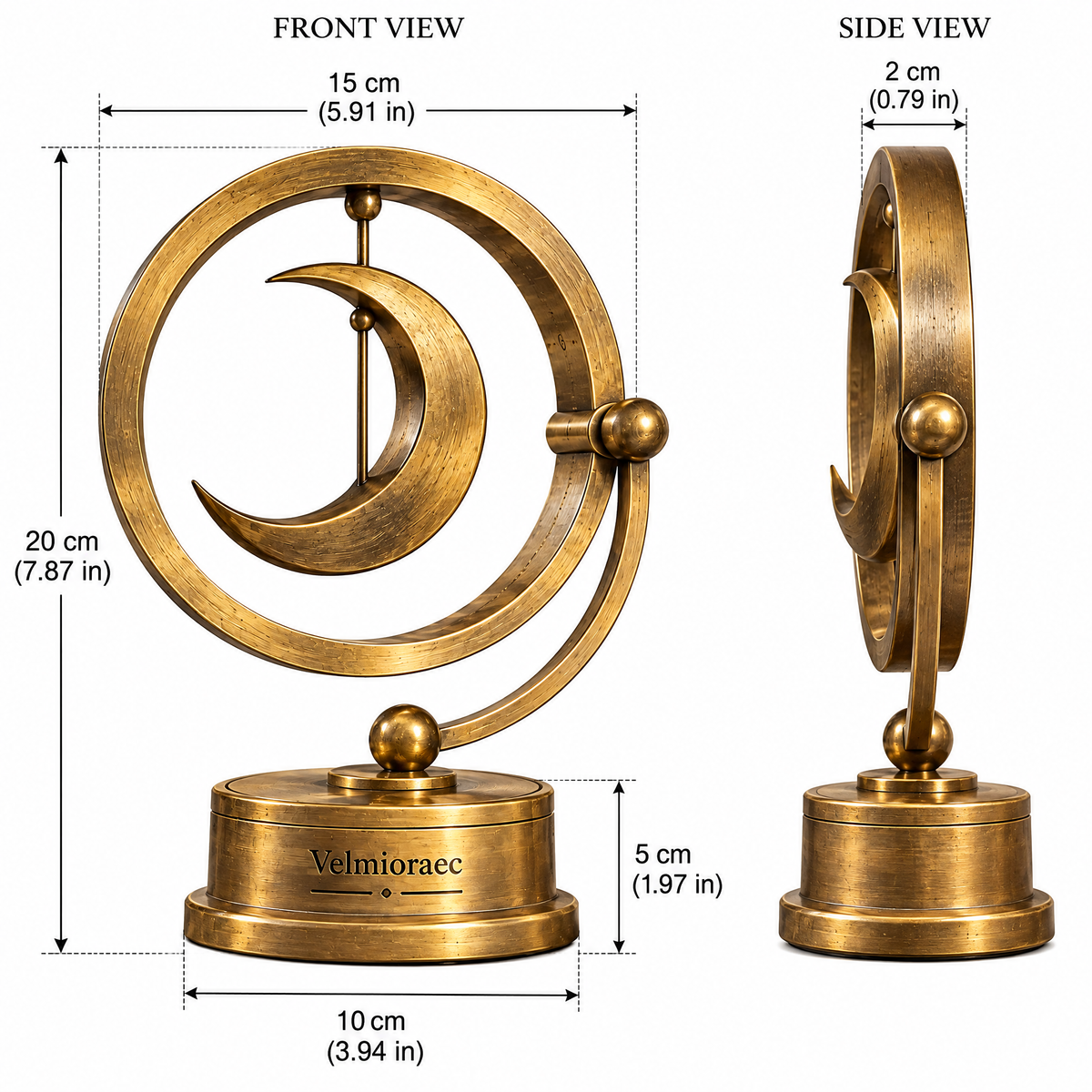 Velmioraec™ Lunar Halo Sculpture