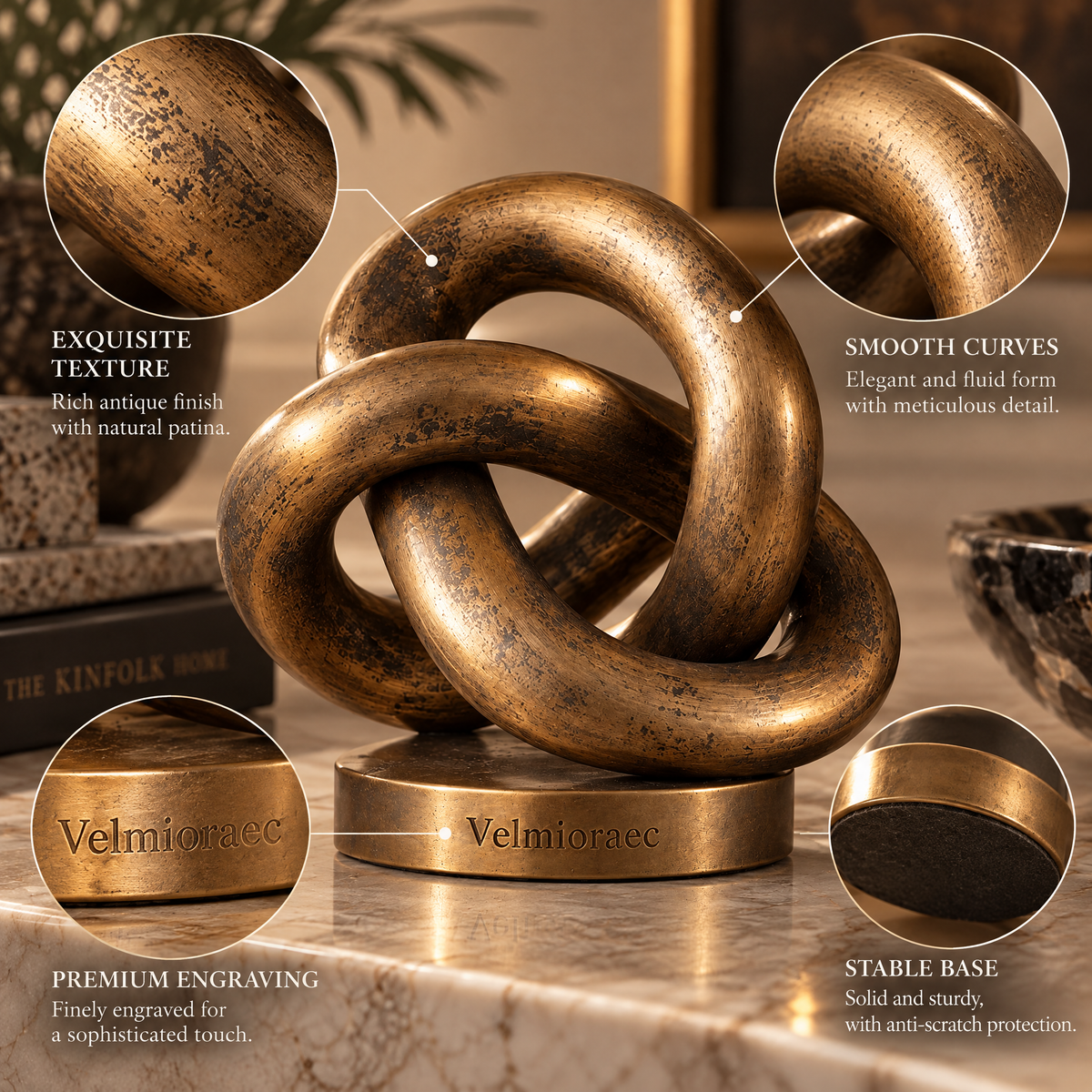 Velmioraec™ Everloop Knot Sculpture